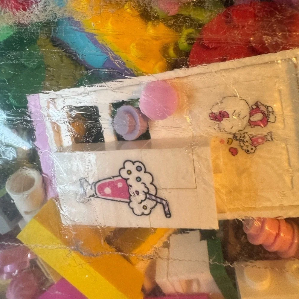 Hello Kitty Mixed Lot Of Legos 1.8 Pound